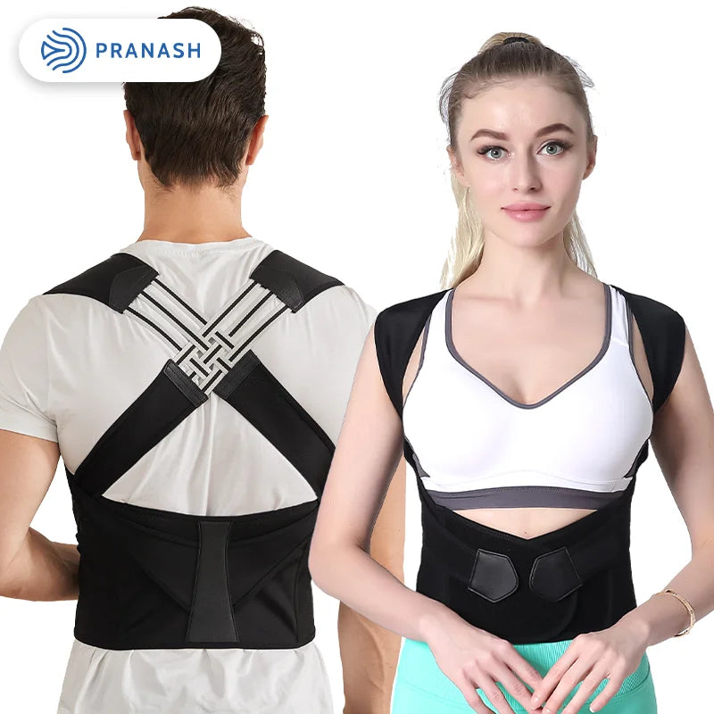 Adjustable Back Posture Corrector Belt Women Men Prevent Slouching Relieve Pain Posture Corrector