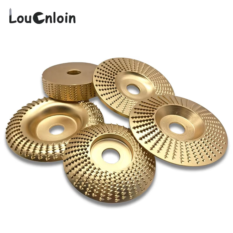 Wood Grinding Polishing Wheel Rotary Disc1/3/5Pcs Bore 16Mm 22MM for Sanding Wood Carving Tool Abrasive Disc Tool for Angle Grinder