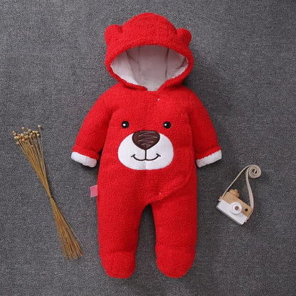 New Born Baby Footies 2025 Winter Warm Clothing 3 9 6 12 Month Baby Kids Boys Girls Cotton Newborn Toddler Infant Footies