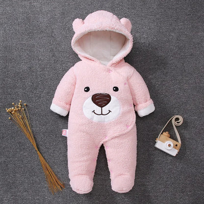 New Born Baby Footies 2025 Winter Warm Clothing 3 9 6 12 Month Baby Kids Boys Girls Cotton Newborn Toddler Infant Footies